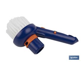 CEPILLO CON ASPIRACIÓN PARA ESQUINAS DE PISCINAS Ø78 X 125 MM