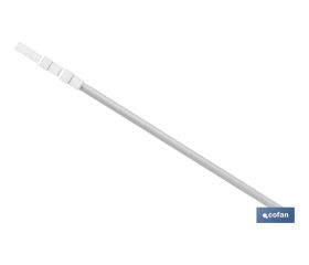 Pértiga Extensible de 100-300 cm para accesorios de limpieza de piscinas