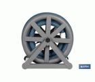 ENROLLADOR MANGUERA EVA 13 M X 38 MM PARA PISCINAS 480 X 320 X 520 MM