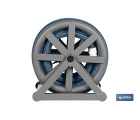 ENROLLADOR MANGUERA EVA 13 M X 38 MM PARA PISCINAS 480 X 320 X 520 MM
