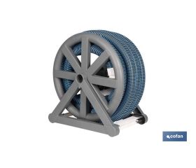 ENROLLADOR MANGUERA EVA 13 M X 38 MM PARA PISCINAS 480 X 320 X 520 MM