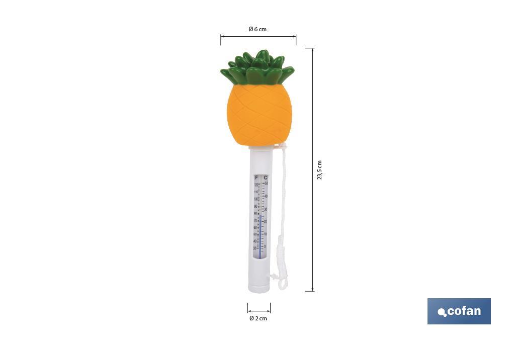 TERMÓMETRO FLOTANTE PISCINAS Ø 60 X 235 MM