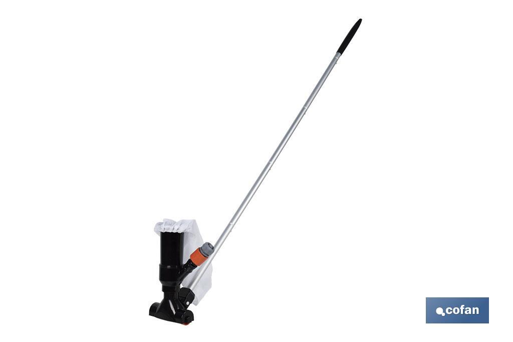 ASPIRADOR PARA PISCINA CON PÉRTIGA 120 CM 230 X 135 MM