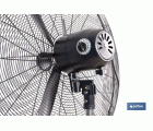 VENTILADOR INDUSTRIAL DE PIE OSCILANTE NEGRO CON 3 VELOCIDADES Ø75 CM 200 W