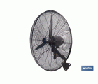 VENTILADOR INDUSTRIAL DE PARED NEGRO Ø75 CM 200 W