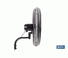 VENTILADOR INDUSTRIAL DE PARED NEGRO Ø75 CM 200 W