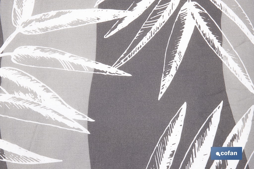 FUNDA ACOLCHADA PARA TABLA DE PLANCHAR 135 X 53 CM  RAMAS BEIGE BITONO