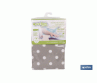 FUNDA ACOLCHADA PARA TABLA DE PLANCHAR 135 X 53 CM  LUNARES