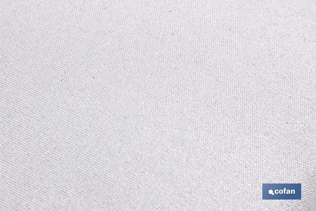FUNDA ACOLCHADA PARA TABLA DE PLANCHAR 135 X 53 CM  GRIS METALIZADO