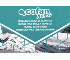 FUNDA ACOLCHADA PARA TABLA DE PLANCHAR 140 X 60 CM GRIS METALIZADO