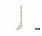 TENDEDERO BLANCO DE ESCUADRA PARA PARED 50 X 20 CM