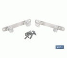 Tendedero Fijo de pared en color blanco | Incluye dos piezas con 2 o 3 poleas cada una | Dos medidas