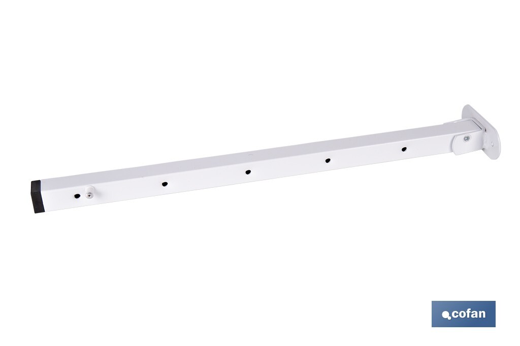 TENDEDERO DE PARED ABATIBLE JUEGO DE DOS SOPORTES LARGO 50,5 CM