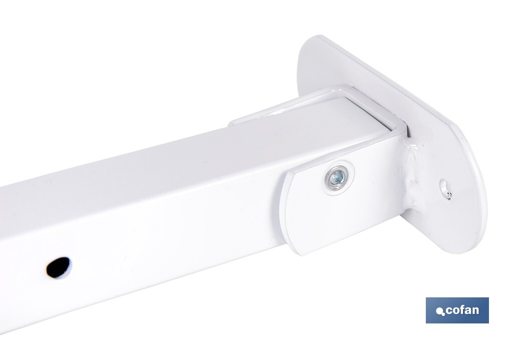 TENDEDERO DE PARED ABATIBLE JUEGO DE DOS SOPORTES LARGO 50,5 CM