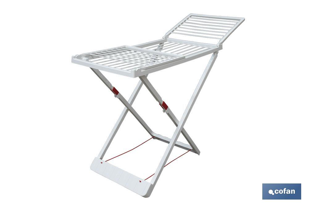 TENDEDERO EN RESINA BLANCO 20M DE TENDIDO 181 X 109X 55 CM