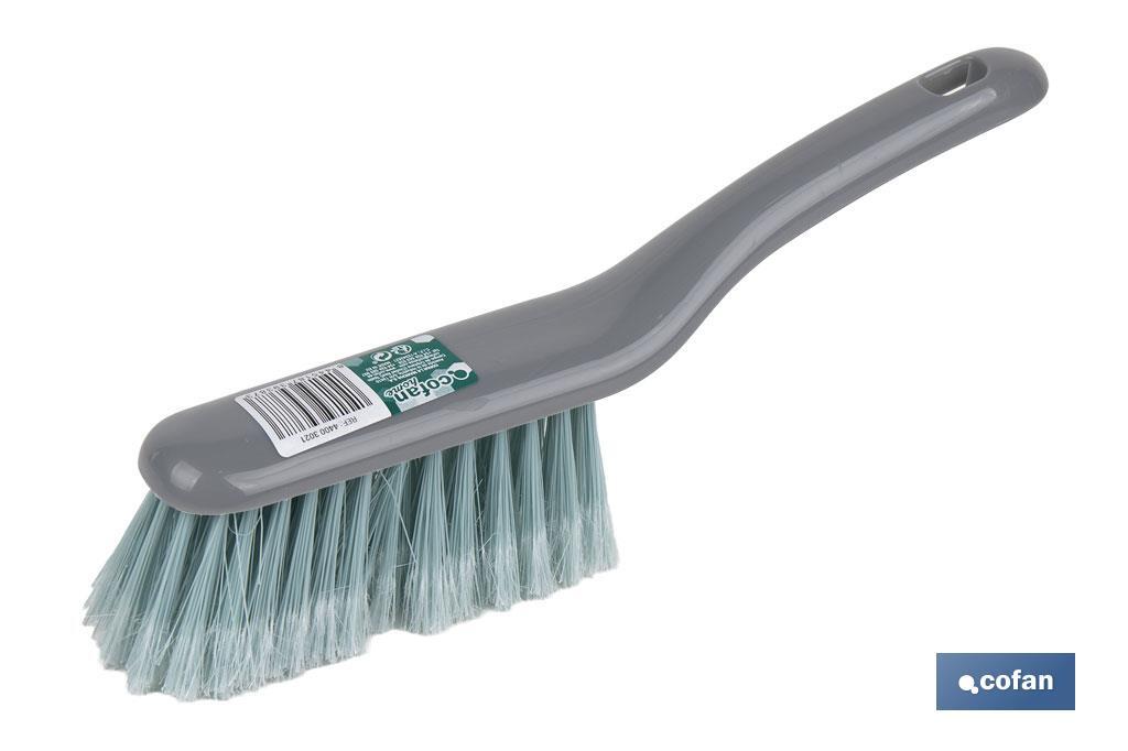 SET DE CEPILLO CON PALA Y BORDE DE GOMA COLOR TURQUESA/GRIS 33 x 23 x 9 CM