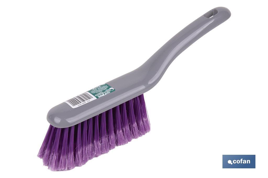 SET DE CEPILLO CON PALA Y BORDE DE GOMA COLOR LILA 33 X 23 X 9 CM