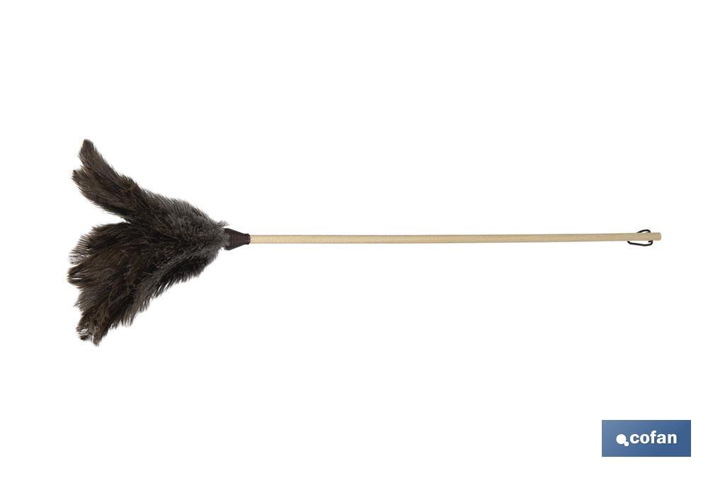 PLUMERO DE PLUMA DE AVESTRUZ Nº 3  67 CM