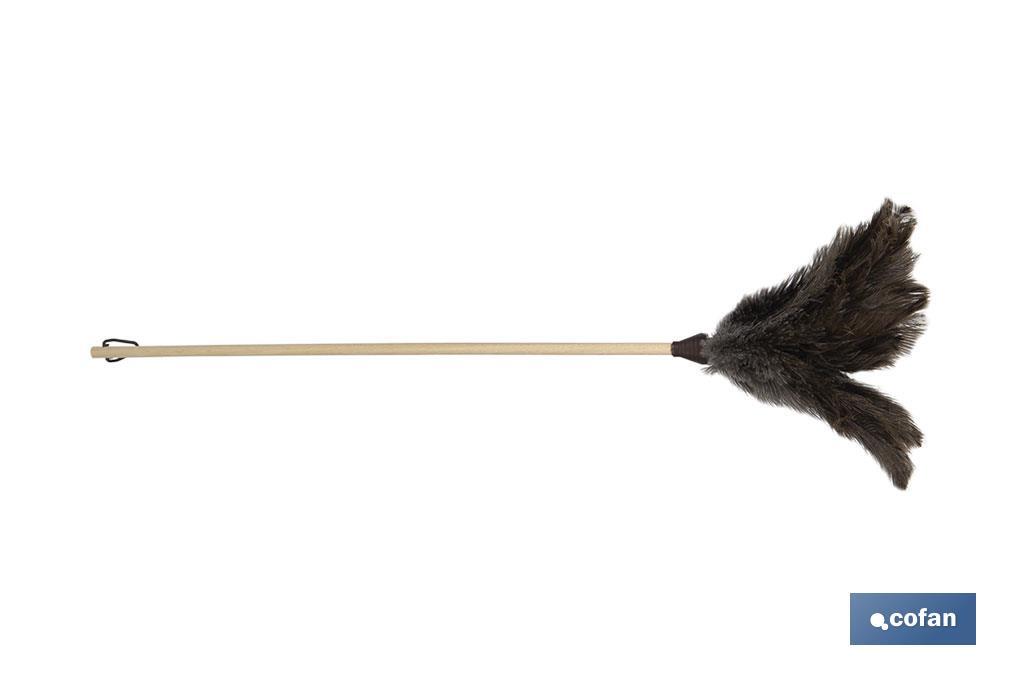 PLUMERO DE PLUMA DE AVESTRUZ Nº 3  67 CM