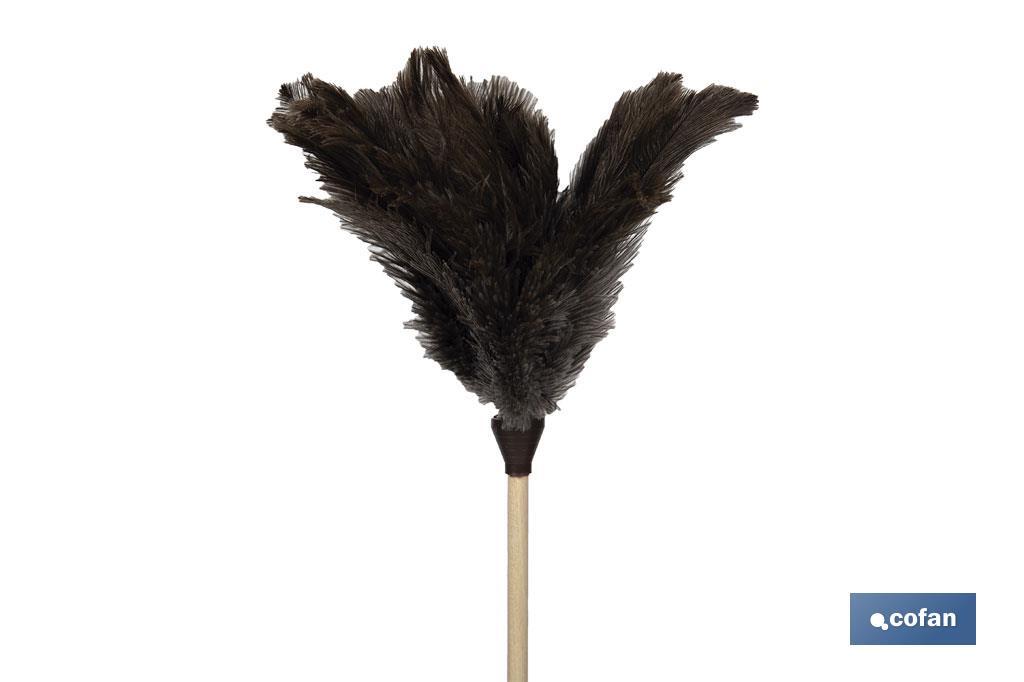 PLUMERO DE PLUMA DE AVESTRUZ Nº 3  67 CM