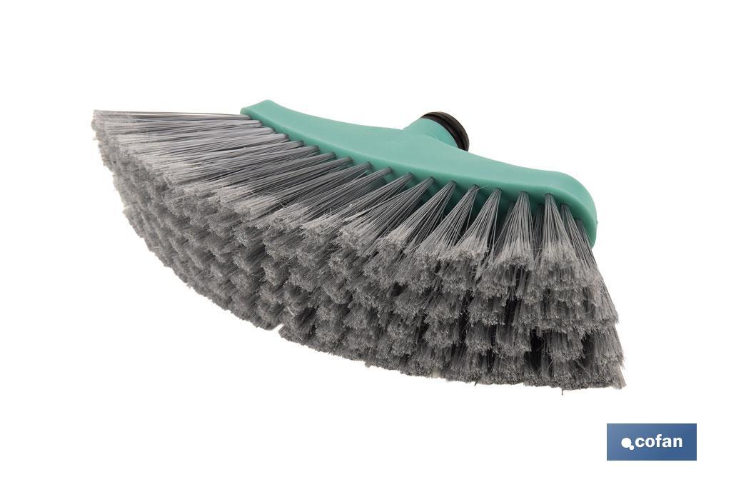 CEPILLO DE BARRER DOMÉSTICO TURQUESA/GRIS  34 X 8 X 15 CM