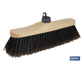 Cepillo de barrer para suelos delicados | Taco de madera de haya | Cerdas de cola de caballo | Medidas: 33 x 8 x 11 cm