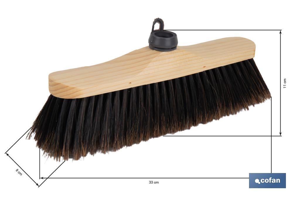 CEPILLO DE BARRER DE TACTO SUAVE PARA SUELOS DELICADOS 33 X 8 X 11 CM