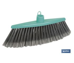 Cepillo de barrer plumado para pequeños espacios | Color: Verde agua