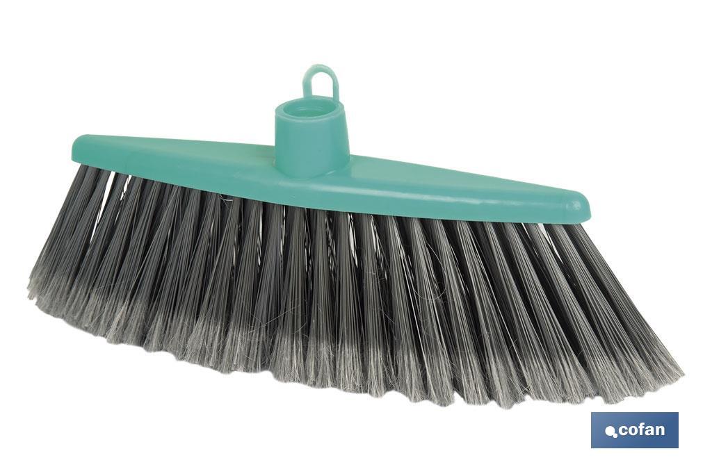 CEPILLO DE BARRER PLUMADO PEQUEÑOS ESPACIOS VERDE AGUA 33 X 8 X 9.5 cm (11) CM)