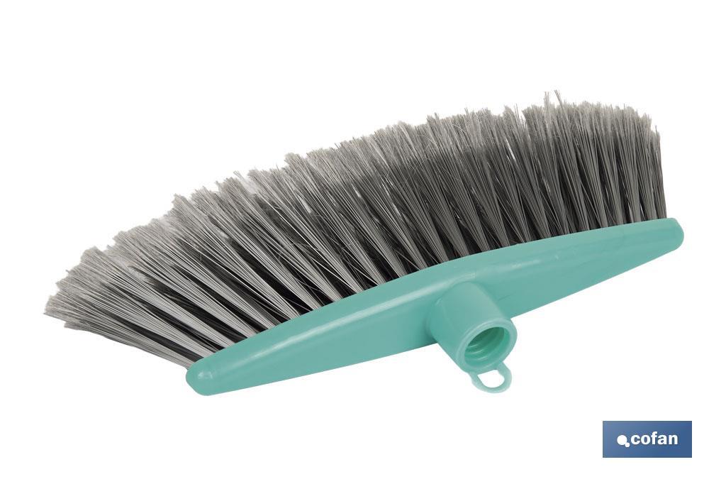 CEPILLO DE BARRER PLUMADO PEQUEÑOS ESPACIOS VERDE AGUA 33 X 8 X 9.5 cm (11) CM)