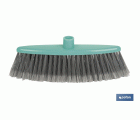 CEPILLO DE BARRER PLUMADO VERDE AGUA 37 X 8.5 X 9 (12) CM
