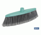 CEPILLO DE BARRER PLUMADO VERDE AGUA 37 X 8.5 X 9 (12) CM