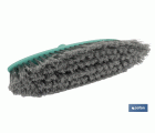 CEPILLO DE BARRER PLUMADO VERDE AGUA 37 X 8.5 X 9 (12) CM