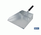Recogedor metálico con mango corto | Material: chapa galvanizada | Altura total de 7 cm