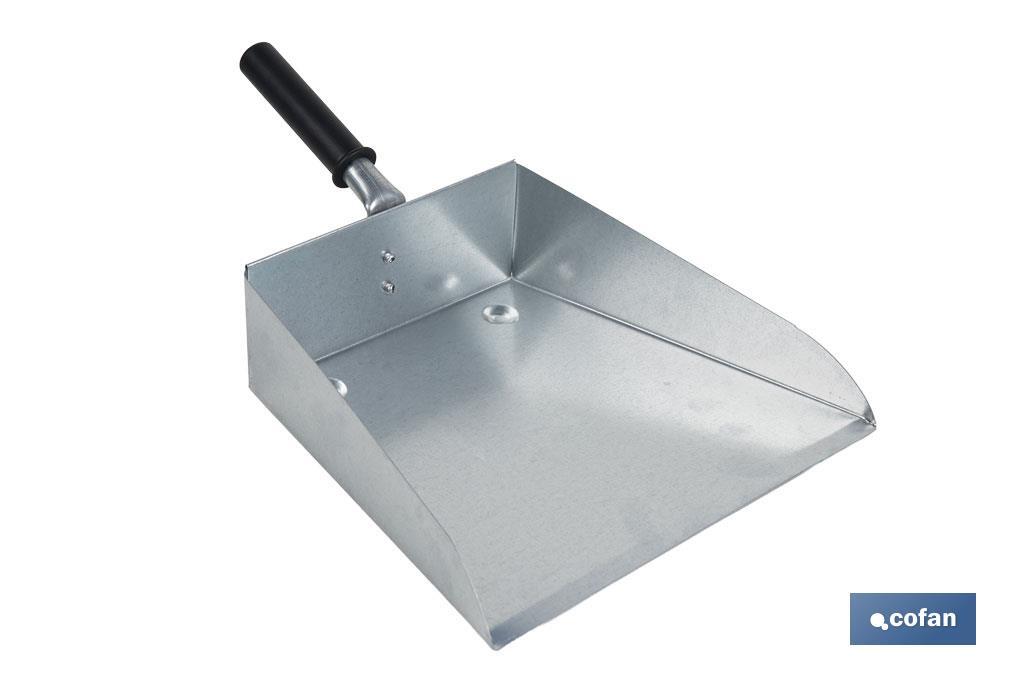 RECOGEDOR METÁLICO CON MANGO CORTO