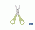 TIJERA ESCOLAR PUNTA REDONDA COLOR VERDE 13,3 CM