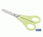 TIJERA ESCOLAR PUNTA REDONDA COLOR VERDE 13,3 CM