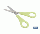 TIJERA ESCOLAR PUNTA REDONDA COLOR VERDE 13,3 CM