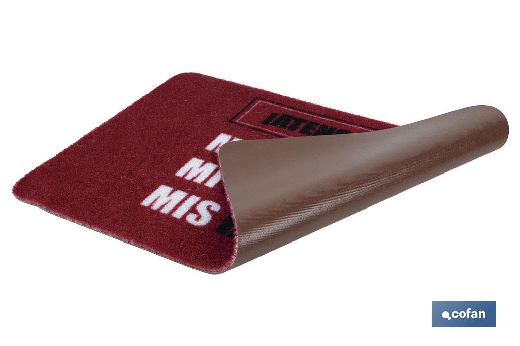 FELPUDO ESTAMPADO DIGITAL REGLAS 40X60 CM