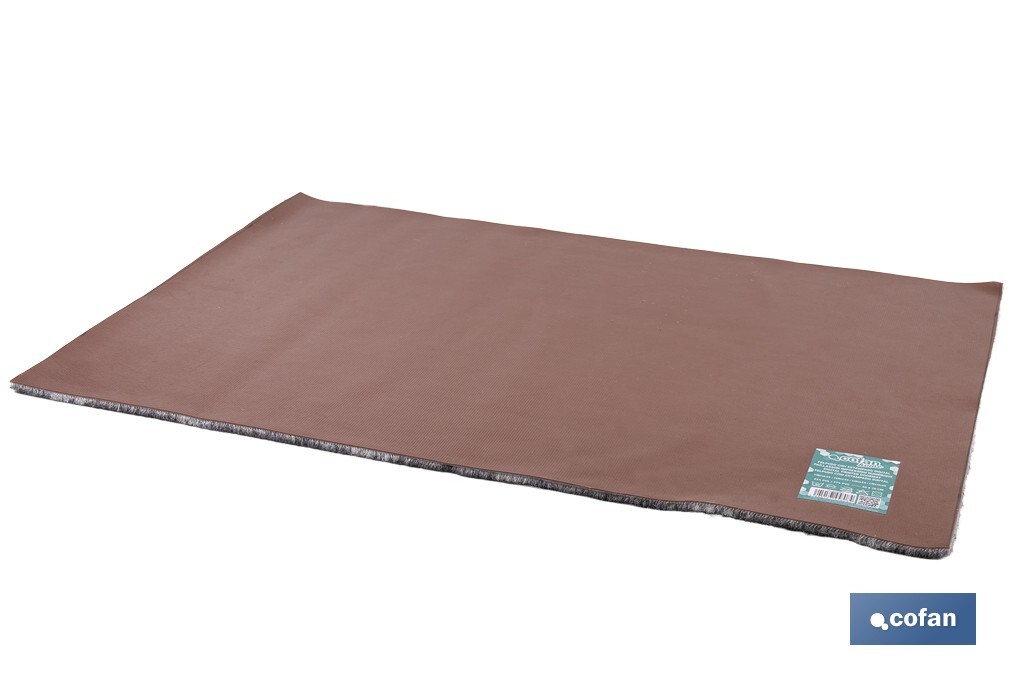 FELPUDO ESTAMPADO DIGITAL  CIRCULOS  50 x 70 CM