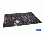 FELPUDO ESTAMPADO DIGITAL HOJAS  50 x 70 CM
