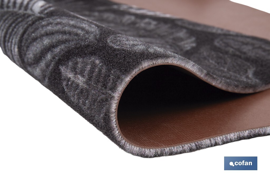 FELPUDO ESTAMPADO DIGITAL HOJAS  50 x 70 CM