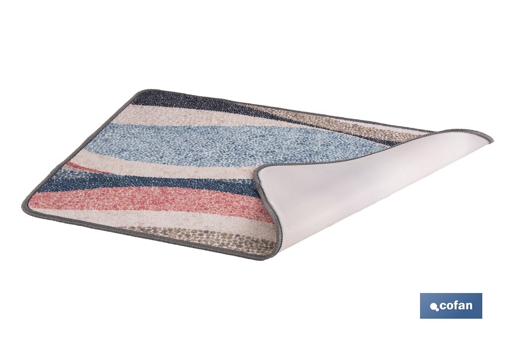 FELPUDO CON ESTAMPADO DIGITAL LÍNEAS 50 x 70 CM