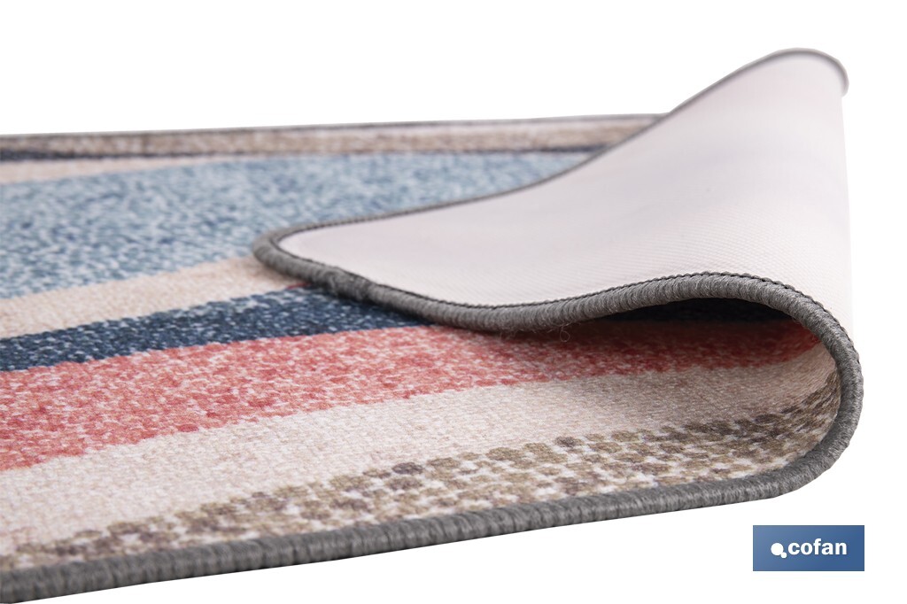 FELPUDO CON ESTAMPADO DIGITAL LÍNEAS 50 x 70 CM