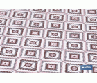ROLLO DE ALFOMBRA EN CUADROS CROCHET 50% ALGODÓN 50% POLIÉSTER 50 CM X 15 M