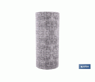 ROLLO DE ALFOMBRA JASPEADA GRIS MARENGO 50% ALGODÓN 50% POLIÉSTER 50 CM X 15 M