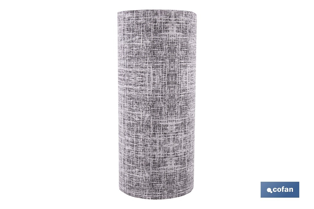 ROLLO DE ALFOMBRA JASPEADA GRIS MARENGO 50% ALGODÓN 50% POLIÉSTER 50 CM X 15 M