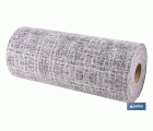 ROLLO DE ALFOMBRA JASPEADA GRIS MARENGO 50% ALGODÓN 50% POLIÉSTER 50 CM X 15 M