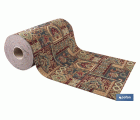 Rollo de alfombra vinílica para interior | Diseño con estampado de Oriente | Impermeable y de fácil limpieza