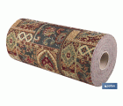 ROLLO DE ALFOMBRA DISEÑO EGIPCIO 50% ALGODÓN  50% POLIÉSTER 50 CM X 15 M